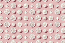 Pattern Of Repeated Paper Cut Ornaments.