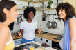 © Studio Firma/Stocksy - Women Hanging Out in Kitchen