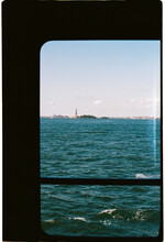 Statue Of Liberty Island In New York City