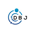 © Abdullah - DBJ letter logo design on  white background. DBJ creative initials letter logo concept. DBJ letter design.