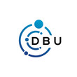 © Abdullah - DBU letter logo design on  white background. DBU creative initials letter logo concept. DBU letter design.