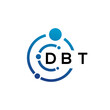 © Abdullah - DBT letter logo design on  white background. DBT creative initials letter logo concept. DBT letter design.