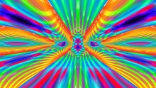Colorful And Trippy Pulsing Line Pattern Background