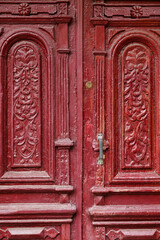 Wall Mural - beautiful vintage ornate doors, closeup