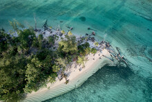 Pacific Island Trees Uprooted, Loss And Damage, Global Heating, Aerial