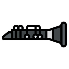 Poster - clarinet instrument musical music icon