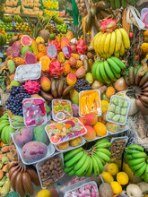 Tropical Fruits In The Market.