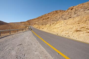 Canvas Print - Road in Negev