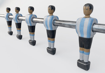 Wall Mural - Argentina Foosball Team