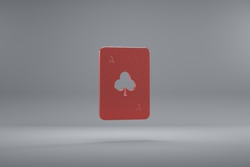 Aufkleber - Beautiful illustration SSS red symbol icons on a grey background. 3d rendering illustration. Background pattern for design.