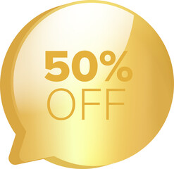 Wall Mural - gold message icon symbol and social media communication sign message icon for website. 3d vector des