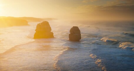 Wall Mural - twelve apostles, sunrise time, australia