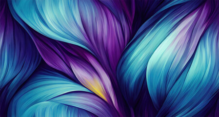 Wall Mural - organic decorative lines as abstract background