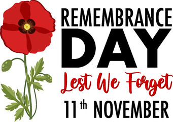 Sticker - Remembrance Day Logo Design