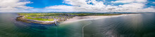 Aerial View Of Inishcrone, Enniscrone In County Sligo, Ireland