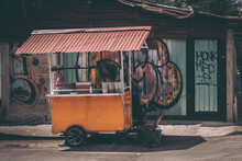 Typical Mexican Street Vendor Cart