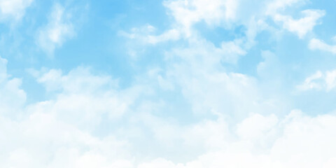 Wall Mural - Beautiful blue and white sky background textures. Blue sky with cloud