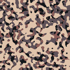 Wall Mural - Army camouflage vector seamless pattern. Texture military camouflage repeats seamless army Design. Vector background