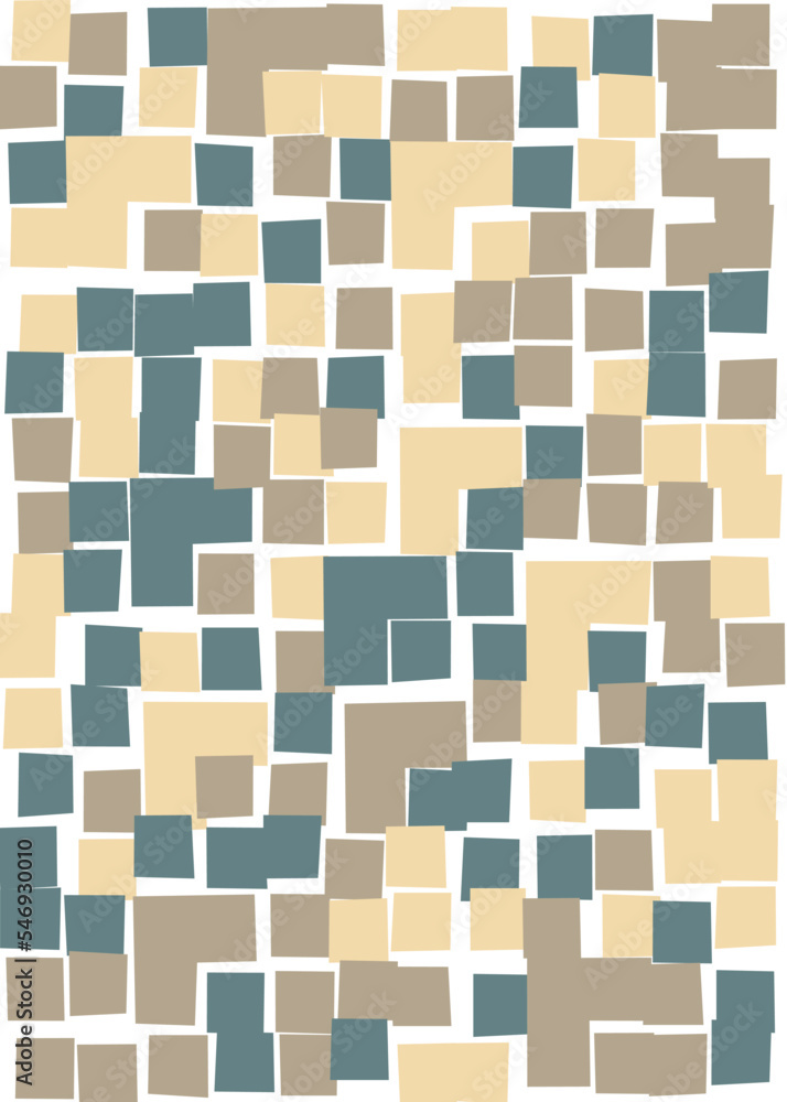 Offset Quads generative art background art illustration