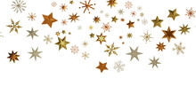 Glossy 3D Christmas Star Icon. Design Element For Holidays.