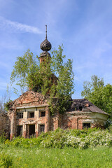 the old abandoned Orthodox church