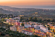 Agrigento, Sicily, Italy Cityscape at Dawn