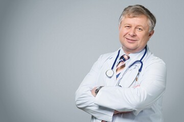 Poster - Nurse or doctor posing in medical hospital