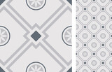 Fototapeta Kuchnia - Seamless Azulejo tile. Portuguese and Spain decor. Ceramic tile. Seamless Floral pattern. Vector hand drawn illustration, typical portuguese and spanish tile