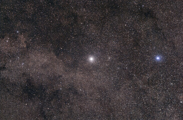 Wall Mural - The stars Alpha and Beta Centauri, with Alpha at center