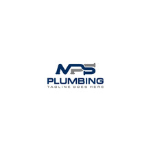 MPS Modern Plumbing Logo Design