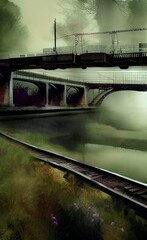 Wall Mural - Railroad