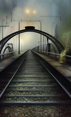 Wall Mural - Railroad