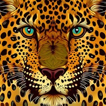Animal Print, Leopard Texture Background