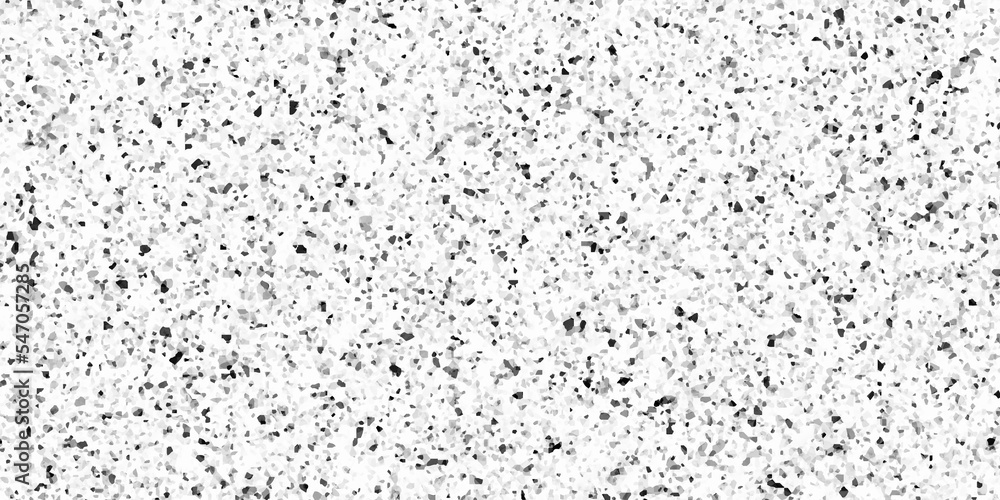 Abstract design with white paper texture background and terrazzo ...