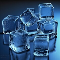 Poster - ice cubes