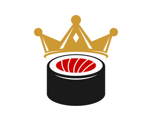 Poster - Sushi with crown on top