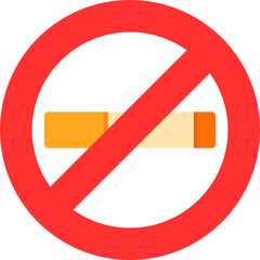 Canvas Print - No Smoking Icon