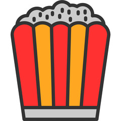 Canvas Print - Popcorn Icon