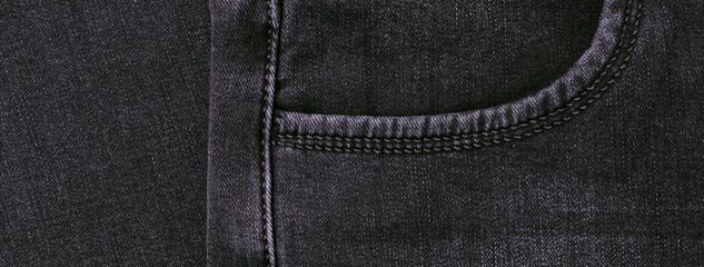 Poster - Part of dark jeans.