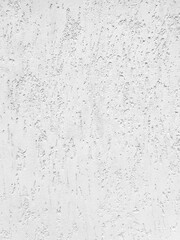 Sticker - White stucco wall texture background. Plastered and painted wall with rough surface.