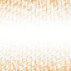 Canvas Print - pattern with orange dots