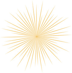 Wall Mural - gold festive firework