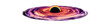 Png transparent. Black hole in deep space. Collapsar graphic illustration	
