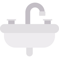 Canvas Print - Sink Icon