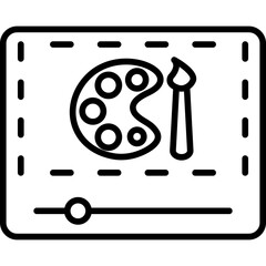 Sticker - Video Icon