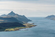 Berge und Meer auf den Lofoten