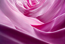 Pink Silk Fabric. Perfect For Your Designs, Accents, Wallpapers, Posters And Postcards. Texture Background Pattern.