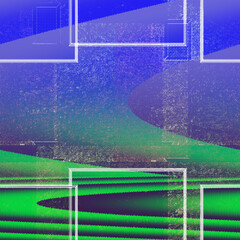 Wall Mural - Abstract glitch art texture background image.