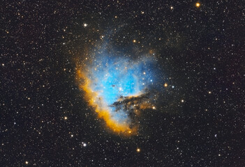 Wall Mural - ngc 281 emission nebula also known as the name pacman, in the auriga constellation. in this image th