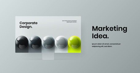 Abstract computer monitor mockup landing page illustration. Unique web project vector design concept.